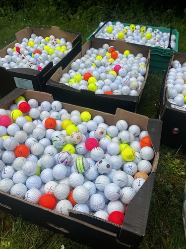 100 used golf balls - golf, mixed