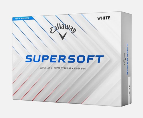 Callaway supersoft white golf - white,