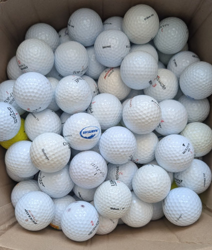 Mixed golf balls - used,