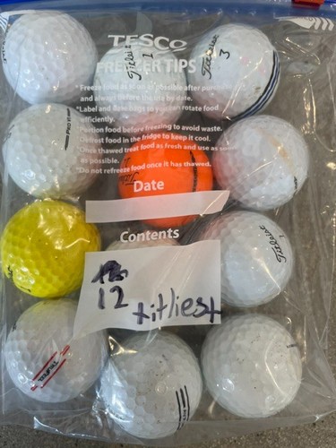 Golf balls used all pretty - all,