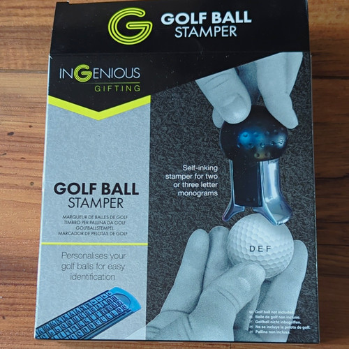Golf ball stamper self inking - golf,