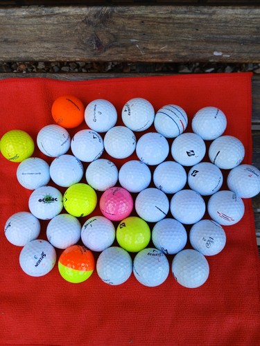 Mixed golf balls - 36,