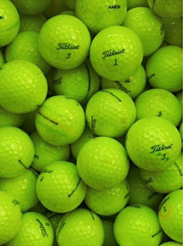 Titleist yellow golf balls - yellow,
