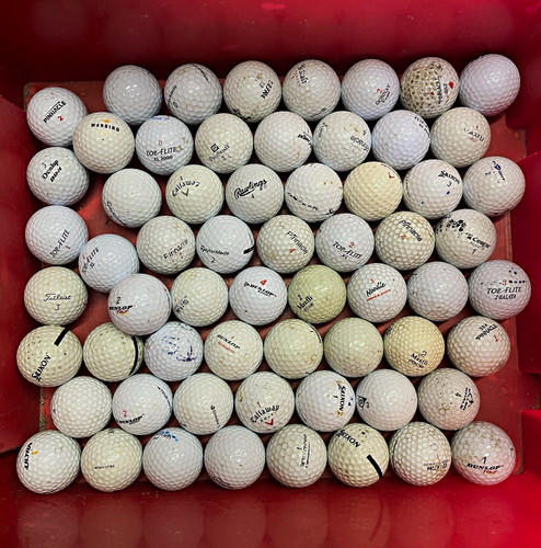 Mixed golf balls used - balls,