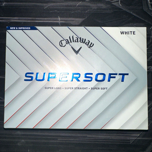 Callaway supersoft white golf - white,