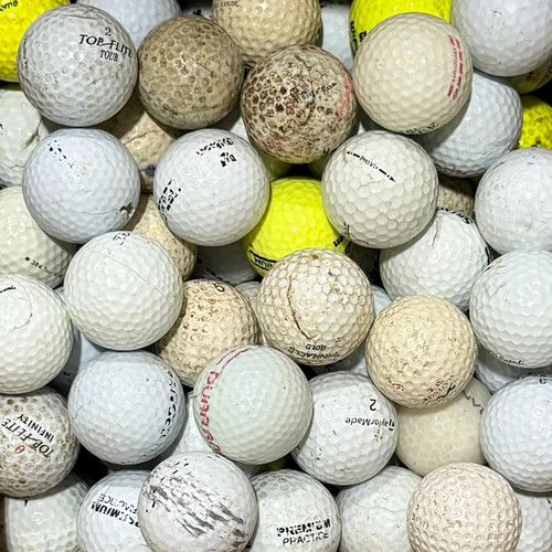 Mixed used golf balls practice - mixed,