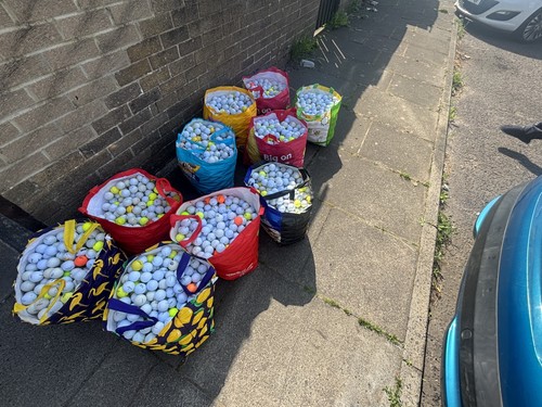 100 recycled golf balls - 100,