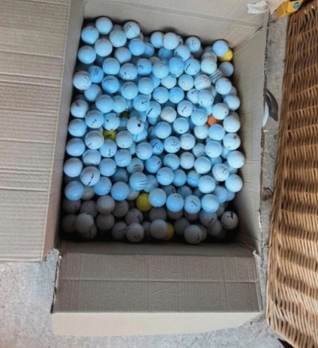 Mixed golf balls last - x,