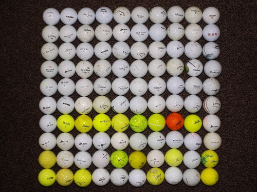 100 golf balls - balls, titleist