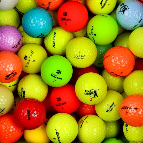 Mixed optic used golf balls - mixed,