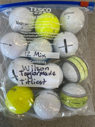 Golf balls used all pretty - used,
